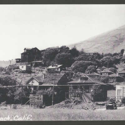 Houses on the Hill Post Card 1920s
