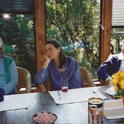 Kerry Livingston & Shirley Moyce at Library Volunteer Lunch