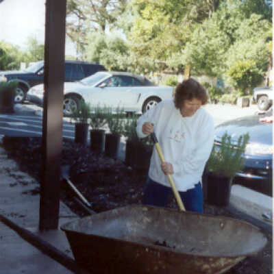 Planting Day at Community Center