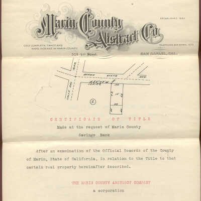 Certificate of Title