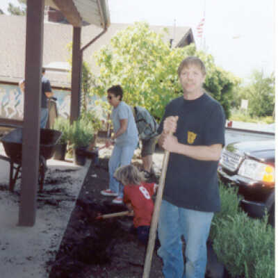Planting Day at Community Center
