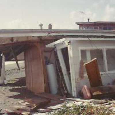 Storm Ravaged Beach House