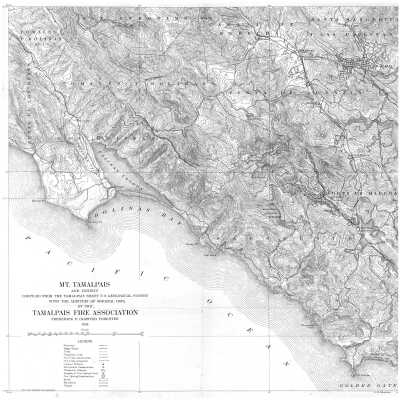 Mt. Tamapais and Vicinity by the Tamalpais Fire Association