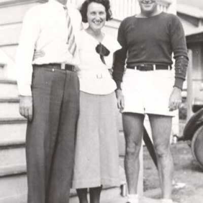 Will & Louise Airey + unidentified male