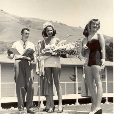 Bathing Beauty Contestants and officials
