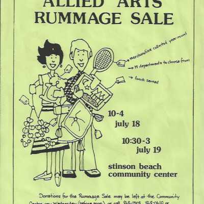 1987 Rummage Sale Flyer