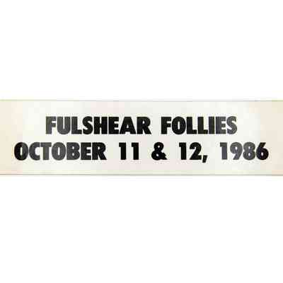(1986) Bumper Sticker
