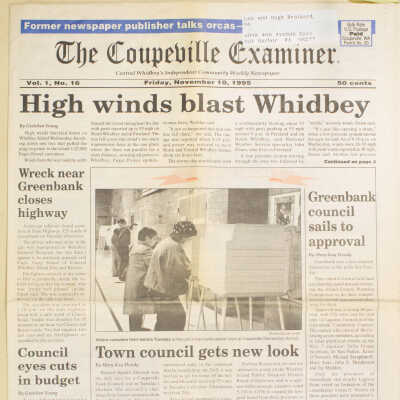 Coupeville Examiner, November 10, 1995