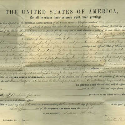 Captain Thomas Coupe Land Claim