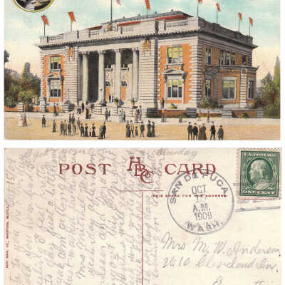 Alaska Yukon Pacific Exposition, Seattle Wash 1909 Washington State Building