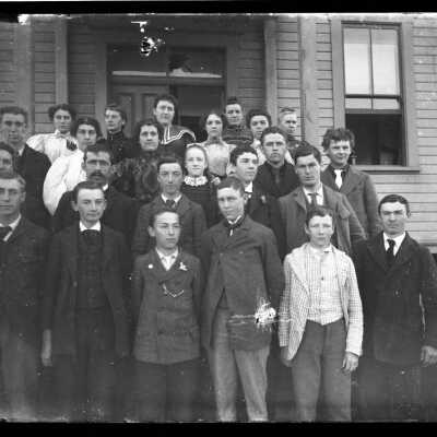 School - Negative, Glass-plate