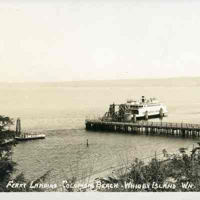 Columbia Beach, Ferry Landing postcard