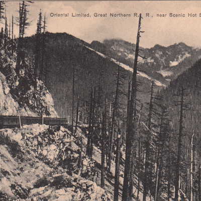 Oriental Limited, Great Northern R.R., near Scenic Hot Springs, Washington