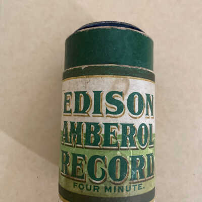 Edison Amberol Record - Crossing the Bar