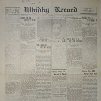 Whidbey Record - February 13, 1936