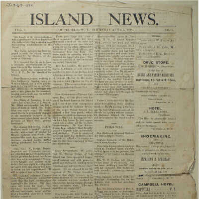 Island News - June 5, 1884