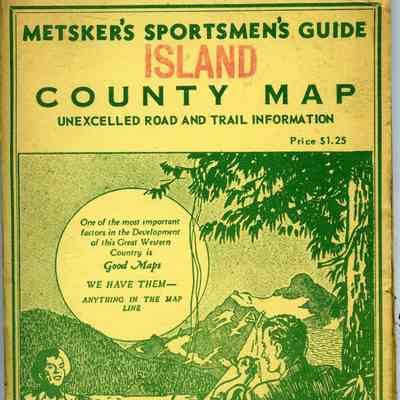 Metsker's Sportsmen's Guide - Island County Map