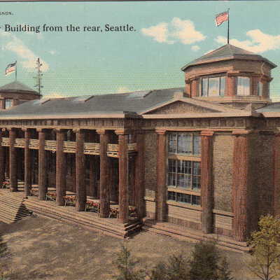 The Forestry Building from the rear, Seattle