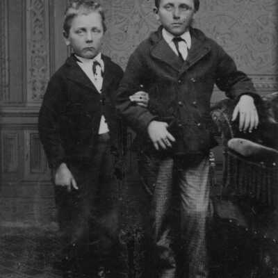 Elmer and Spurgeon Calhoun
