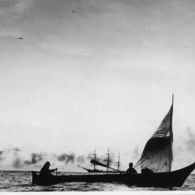 Makah canoe - Photograph