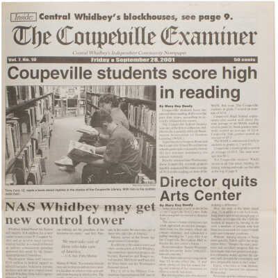Coupeville Examiner, September 28, 2001
