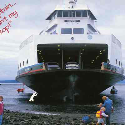 Washington State Ferry Klickitat postcard