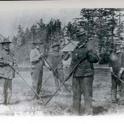 Raking Hay at Ft. Casey