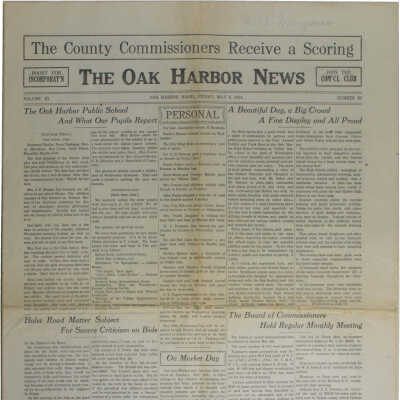 Oak Harbor News May 8, 1914.