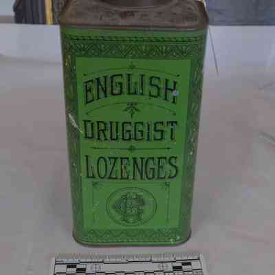 English Druggist Lozenges tin