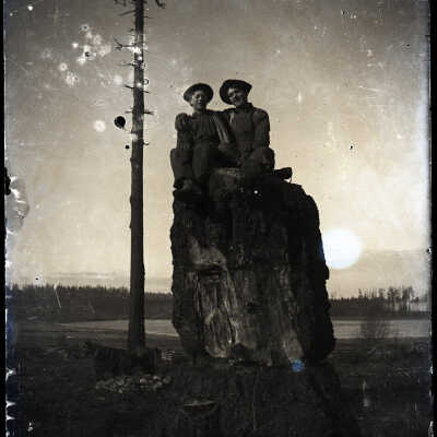 Negative, Glass-plate