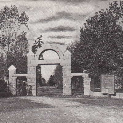 Entrance to Woodland Park, Seattle Wash