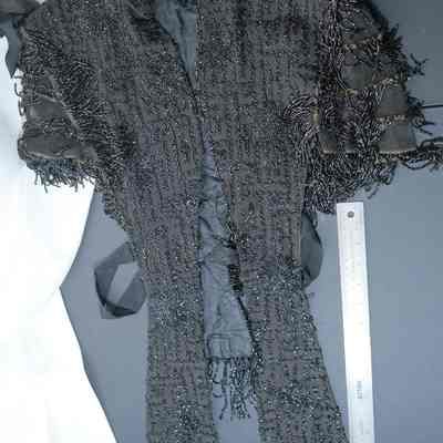Long Beaded Fringe Cape
