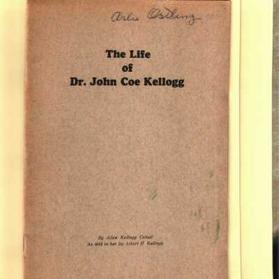 John Coe Kellogg Booklet