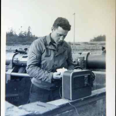 Adjusting a Radio - Fort Casey
