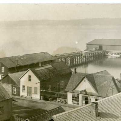 Rooftop View of Coupeville postcard