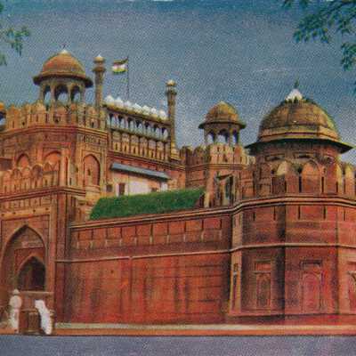 Red Fort Delhi: Origsize: 4x6; Origformat: Print-Photographic