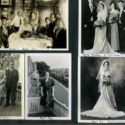 Mryl Cox wedding to Frank Snow