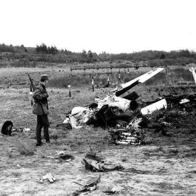 Small plane wreckage