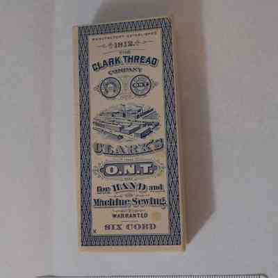 Clark Thread Company Cord Spools box