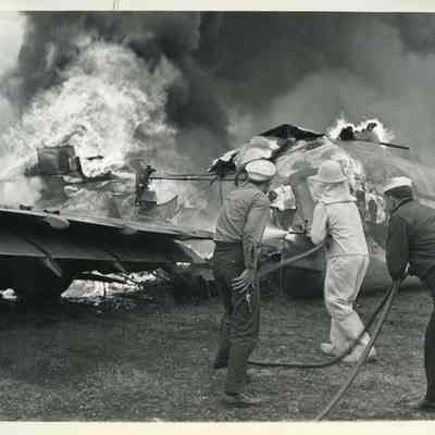 Fiery Crash - NAS Whidbey