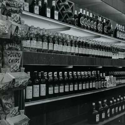 Grocery Store Shelves Photo