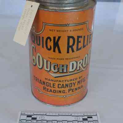 Quick Relief Cough Drops tin