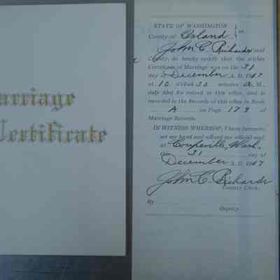 Batman Marriage Certificate