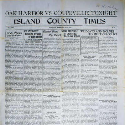 Island County Times- Jan. 17, 1930