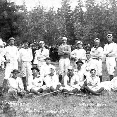 Smiths Prairie Men's Baseball Team 1896