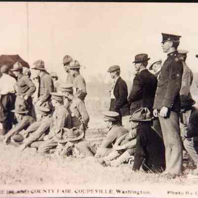 Soldiers and Civilians at the Island County Fair