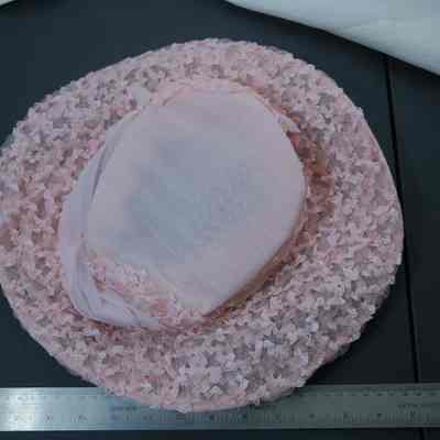 Pink Straw Hat