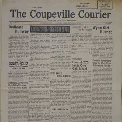 Coupeville Courier, July 31, 1952