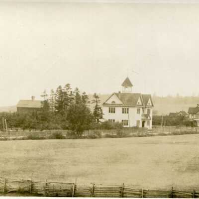 Coupeville School Postcard, early 1900s