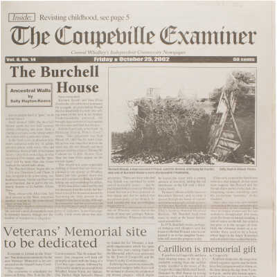Coupeville Examiner, October 25, 2002